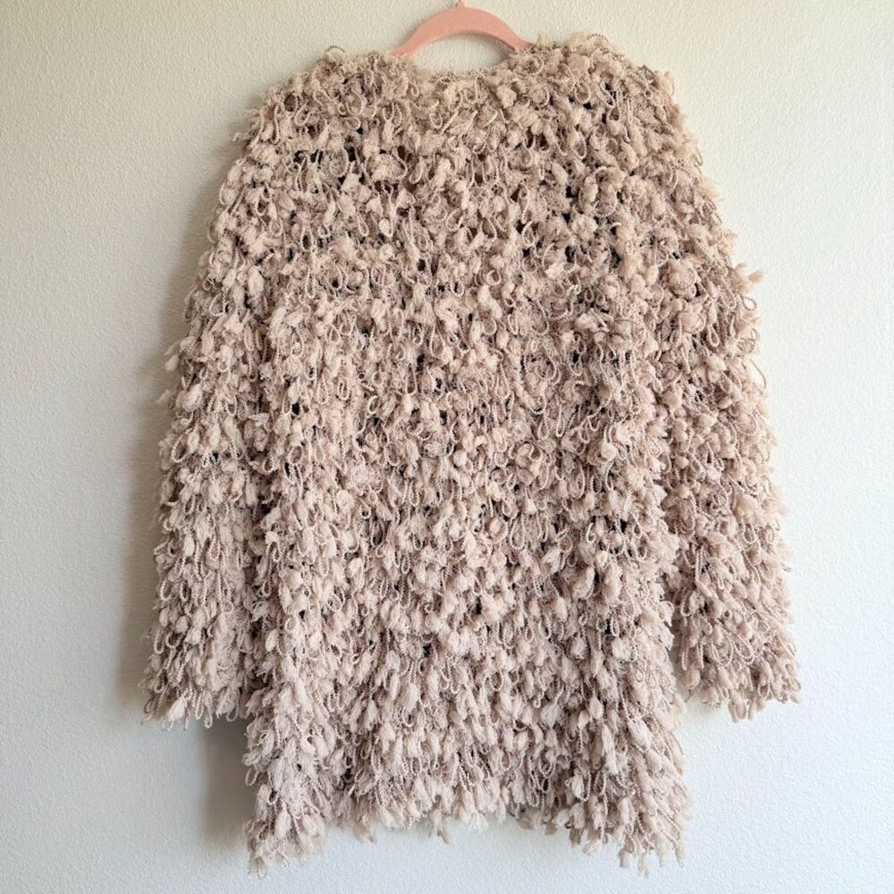 Aaron & Amber Fuzzy Loop Knit Boho Cardigan Sweat… - image 5